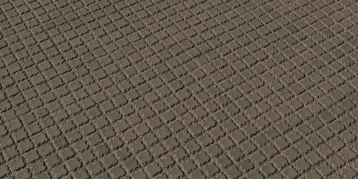 Square Brick Paving