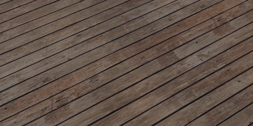 Weathered Brown Planks