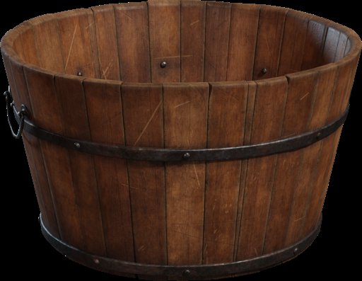 Wooden Bucket 02