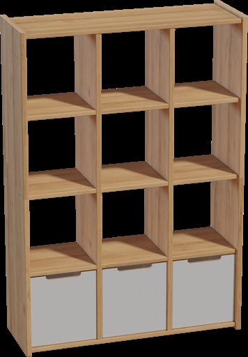 Wooden Display Shelves 01