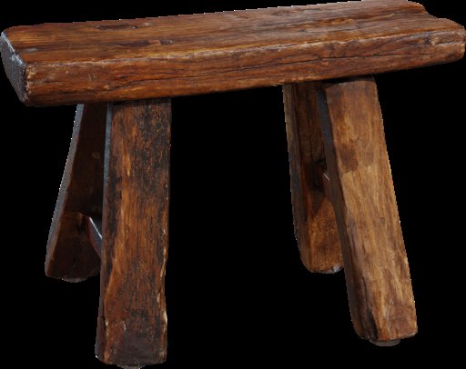 Wooden Stool 02