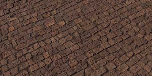Worn Brick Floor
